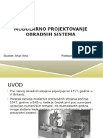 Modularno Projektovanje Obradnih Sistema