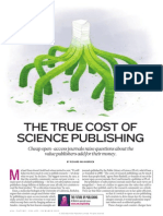2013 El costo de la publicación cientifica Nature