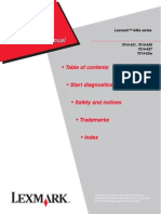 57406653 Lexmark X464 Service Manual