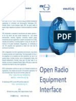 Open Radio Equipment Interface