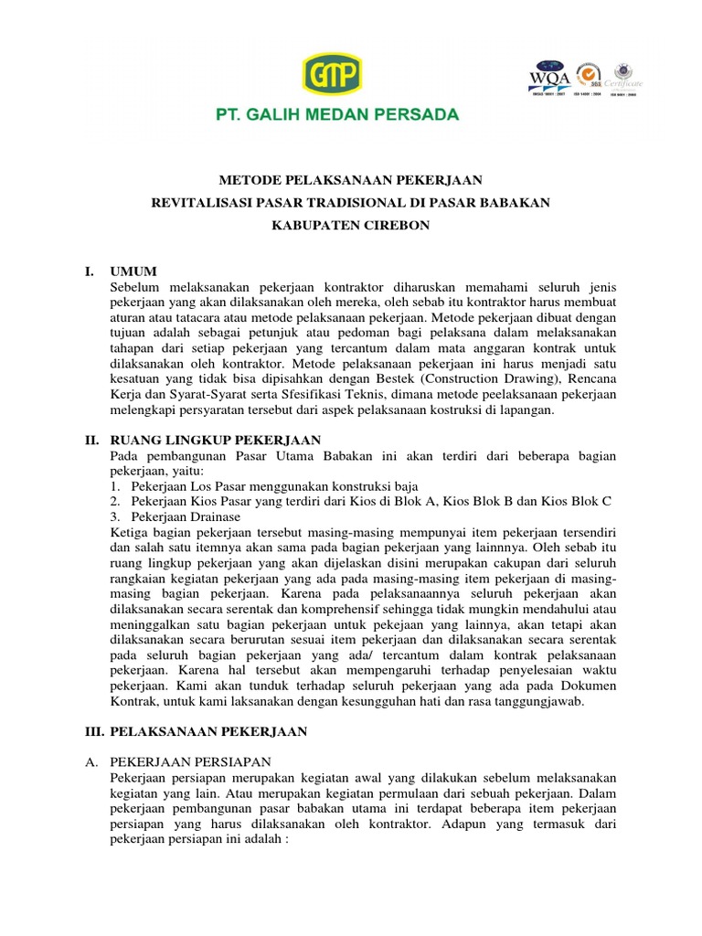 METODE PELAKSANAAN