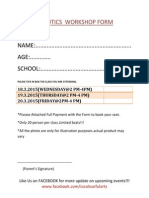 Robotics Workshop Form