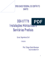Apostila - Instalações Hidráulicas PDF