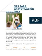 11 Claves para Enseñar Motivación en El Aula