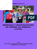 Memorias y Movilizaciones de Género en América Latina