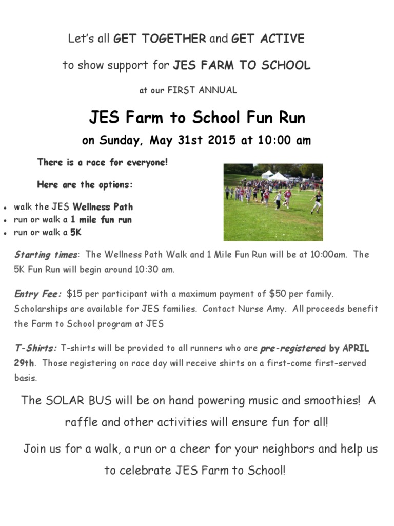 3 19 15 FunRunRegistrationForm | PDF | Sports & Recreation
