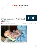 Tips Mendapat Anak Soleh PDF