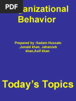 Personality and Attitude .OB , Final Presentation