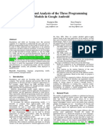 Comparison and Analysis of the Three Programming