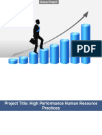 Group Project - High Performance HR Practices