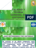 Calidad y Teoria General de Sistemas