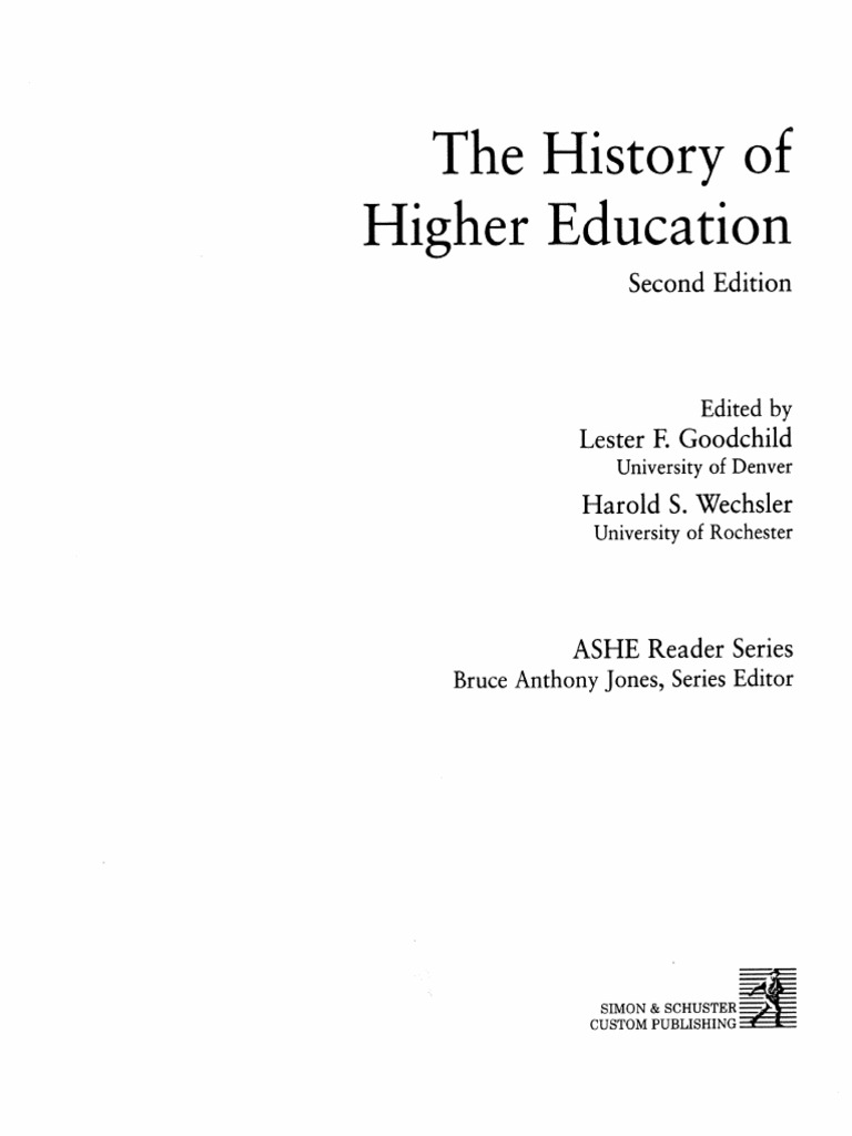 Perkin - History of Universities (In The History of Higher Education) | PDF