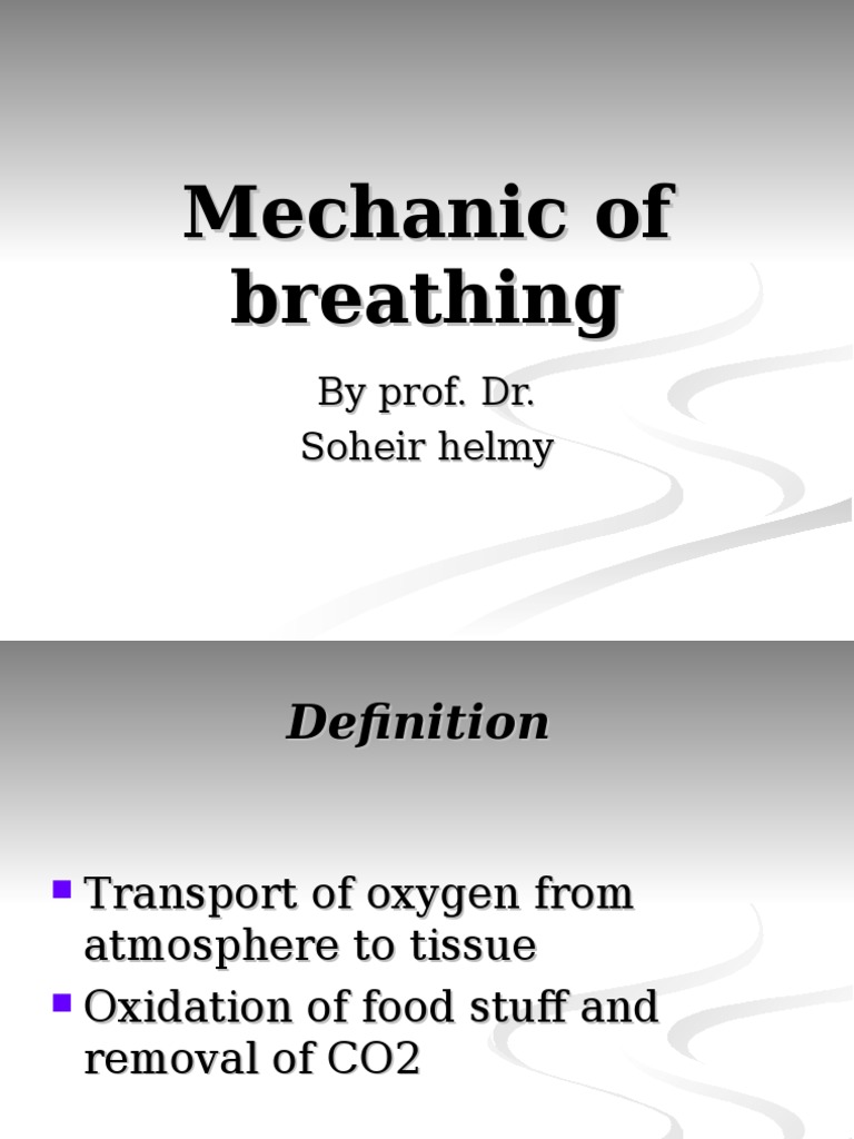 Mechanic of Breathing - 2 | PDF | Respiratory System | Exhalation