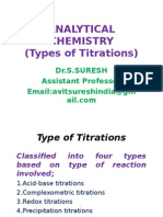 Types of Titrations