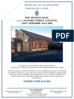 Former Mission Hall for Sale in Galston, East Ayrshire