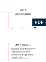 Unit07 (User Administration)