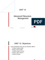 Unit10 (Advanced Filesystem Management)