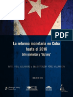 Monetary Reform Cuba 2016 Alejandro Villanueva