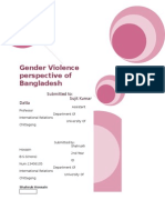 NewGender Violence Perspective of Bangladesh