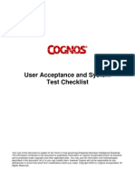 User Acceptance and System Test Checklist Proven Practice v1