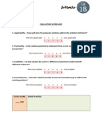 Evaluation Parameters Phase1