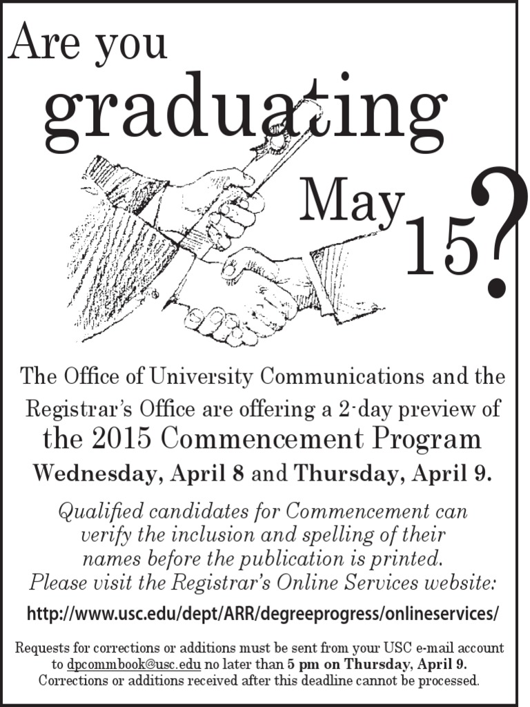 Commencement Program Preview | PDF | Career & Growth