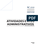 Atividades e Atos Administrativos