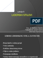 Predavanje 5 i Predavanje 6 Liderski Stilovi.ppt