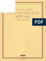 Rainer Maria Rilke - Dua Saatleri Kitabı (ClearScan)