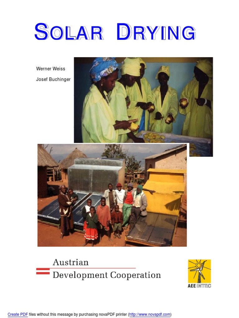 Solar Drying Techniques in Zimbabwe | PDF | Clothes Dryer | Solar Energy