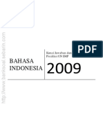 Kunci Dan Pembahasan Bahasa Indonesia Un SMP 2009