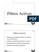 Filtros Activos Departamento de Electrónica y Telecomunicaciones Universidad Del País Vasco