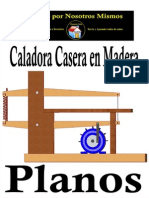 Plano Sierra Caladora Casera para Madera T Carta