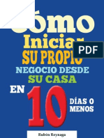 Como Crear Su Negocio en 10 Dias