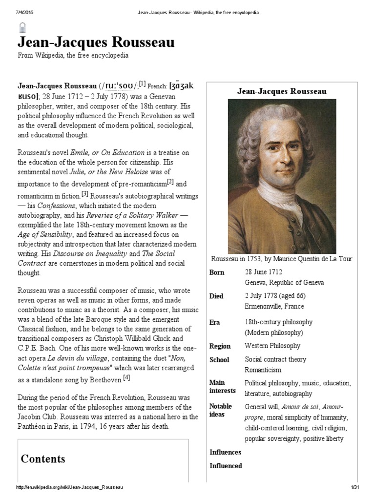 Get Jean jacques rousseau ideas HD