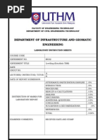 Geomatic Levelling Report