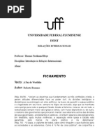 Fichamento Westfália - Romano