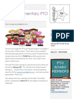 Pto February 2015 Newsletter