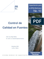 Control de Calidad en Fuentes ASESPA