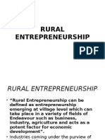 Rural Entrepreneurship