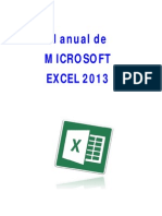 Manual COMPLETO DE MENUS Y COMANDOSde Excel 2013