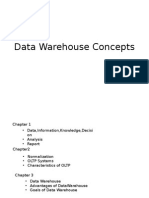 Data Warehouse Concepts - Final