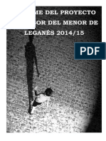 Informe Proyecto Defensor Del Menor de Leganés 2015