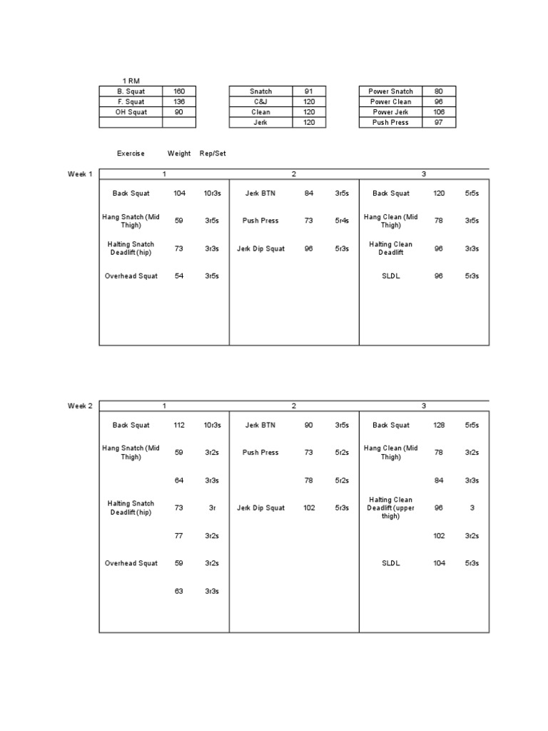 4 Week Leg Strength Block | PDF | Athletic Sports | Recreation