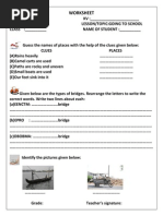 EVS Worksheet - Class I ( Lesson 4: Clothes)