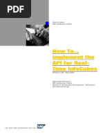 How to Implement the API for Real-time InfoCubes (NW7.0)
