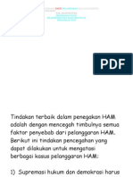 Upaya Penanganan Kasus Pelanggaran Hak Asasi Manus