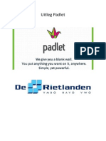 Uitleg Padlet