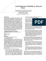 FPGA Clock Network Architecture Flexibility vs. Area and Power