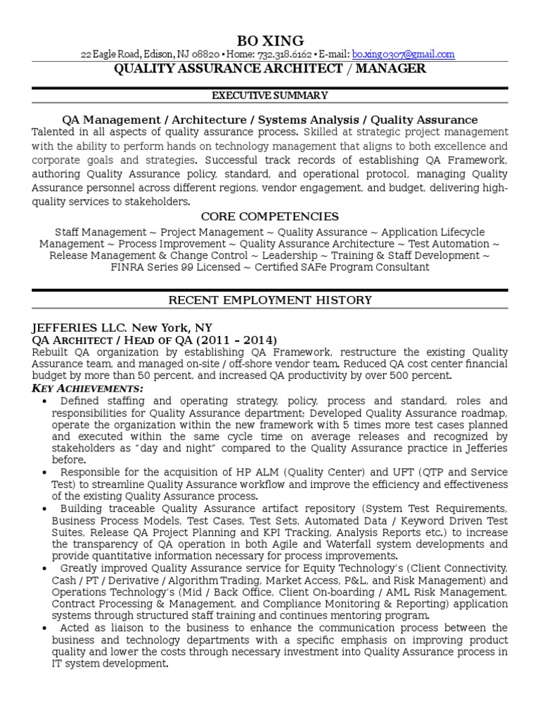 QA Resume PDF Quality Assurance - 1723104730